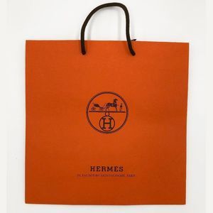 Hermes empty shopping bag (12x12)